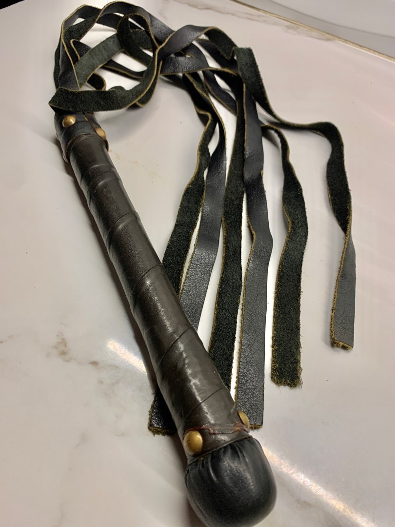 Black Riding Whip Black Whip Spanking Whip, Sports Equipment, Other