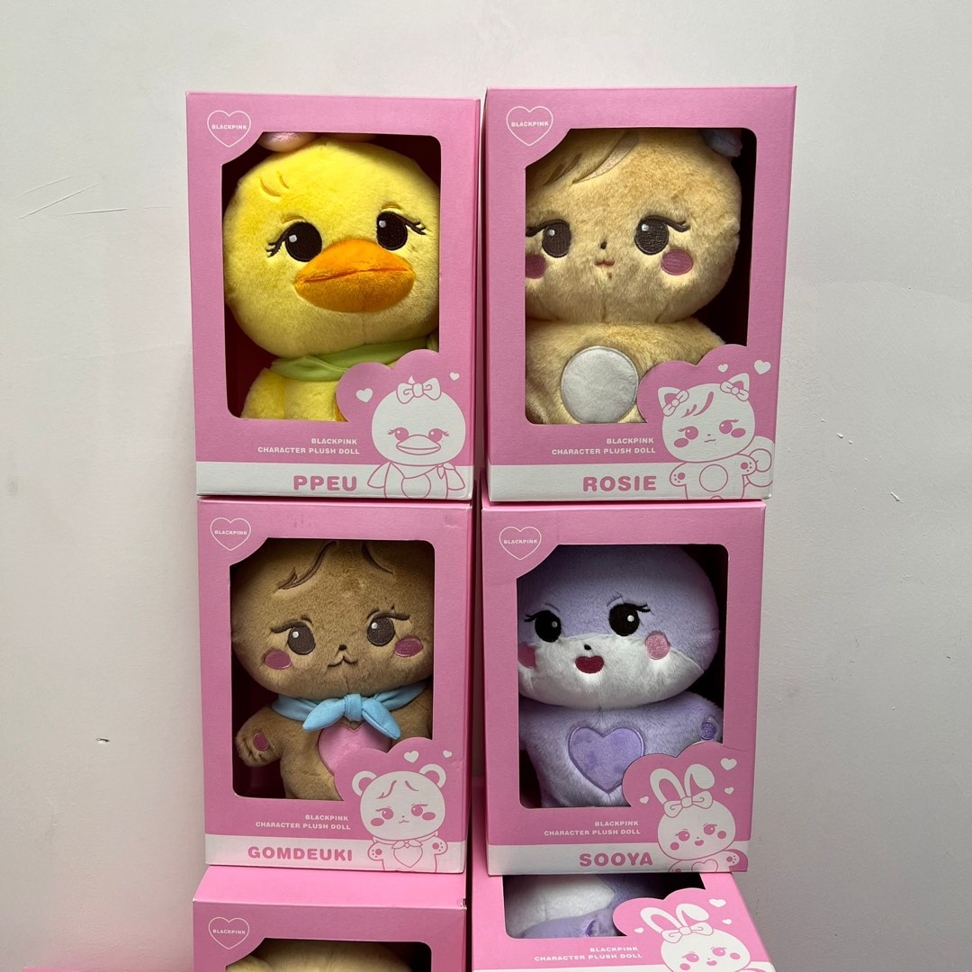 Blackpink World Tour Character Plush Doll, 興趣及遊戲, 收藏品及紀念品, 韓流 Carousell