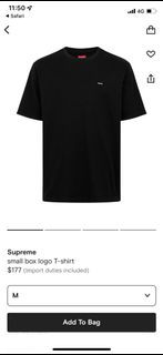 BN Supreme Small Box Logo T-Shirt