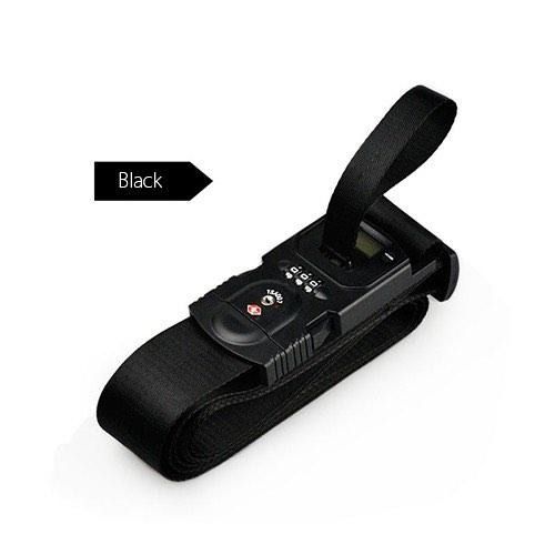Travel Luggage Strap with Digital Weighting Scale Lock