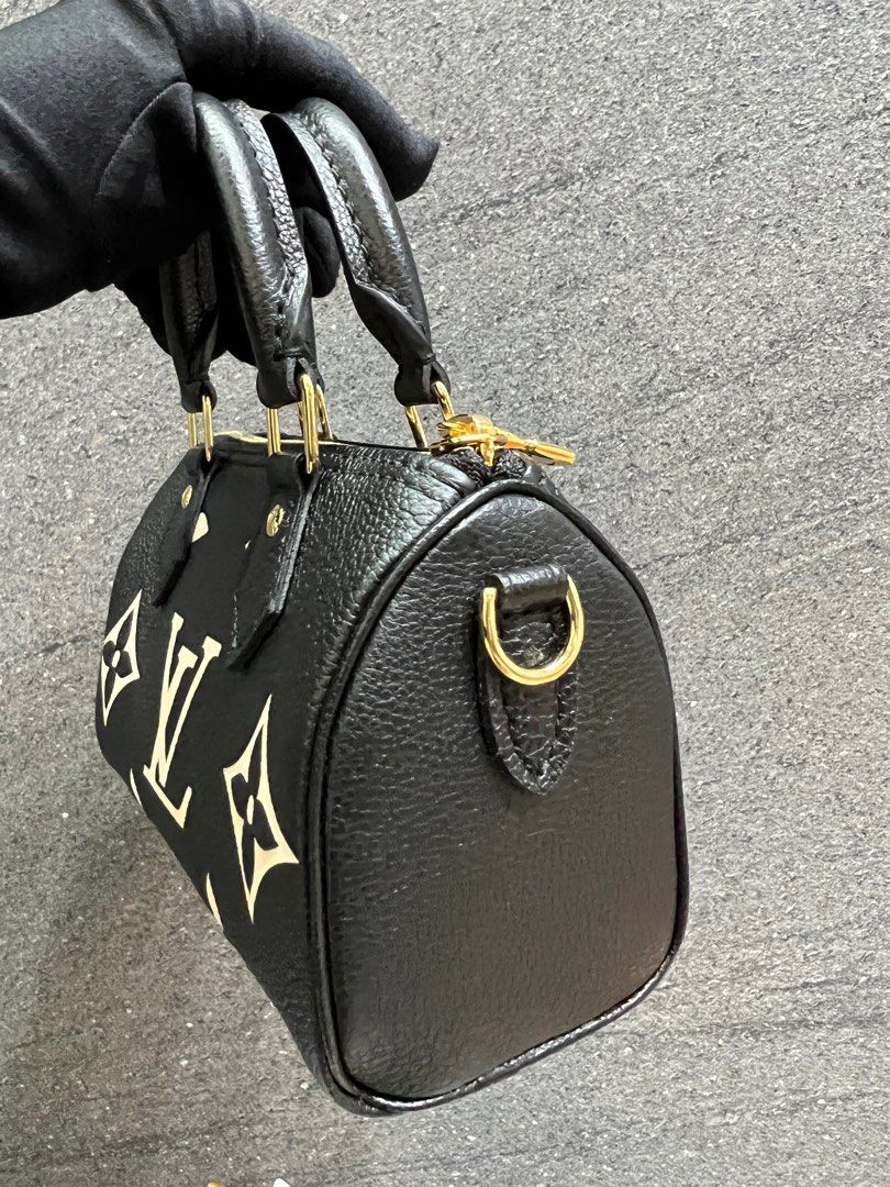 louis vuitton nano speedy empreinte black review｜TikTok Search