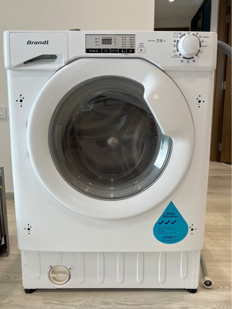 Brand New Brandt 7/5kg Fully Integrated Front Load Washer Dryer