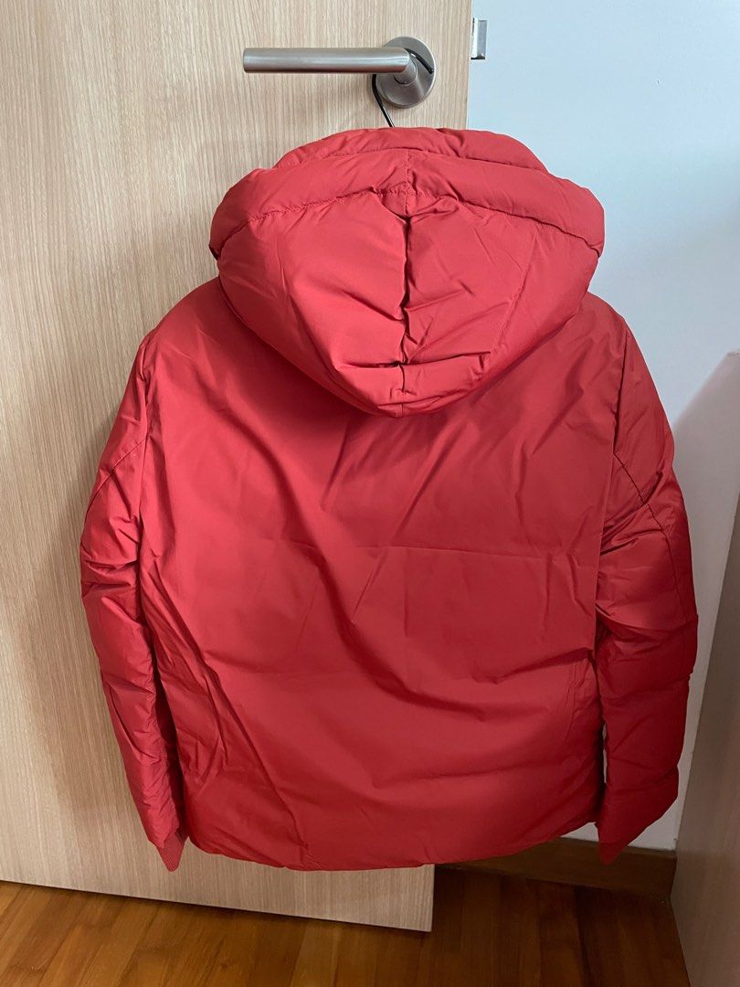 Kenzo Blush Pink Logo Print Puffer Jacket