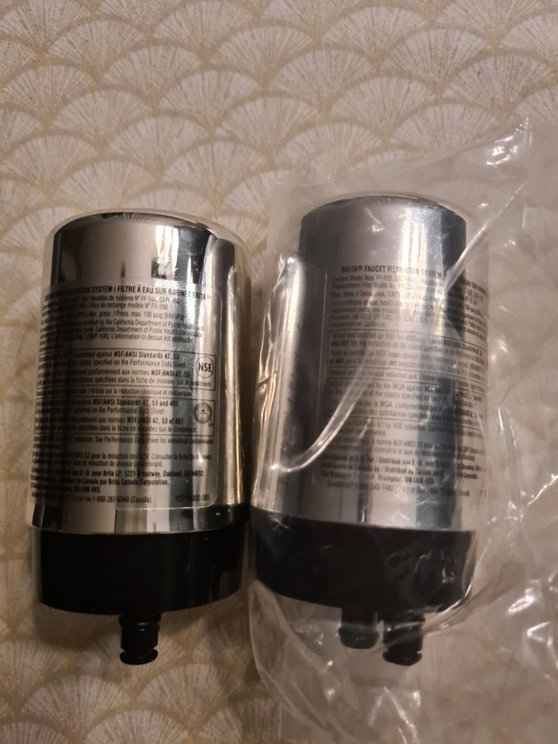 BRITA water filter Chrome replacement filter cartridge 2, TV & Home