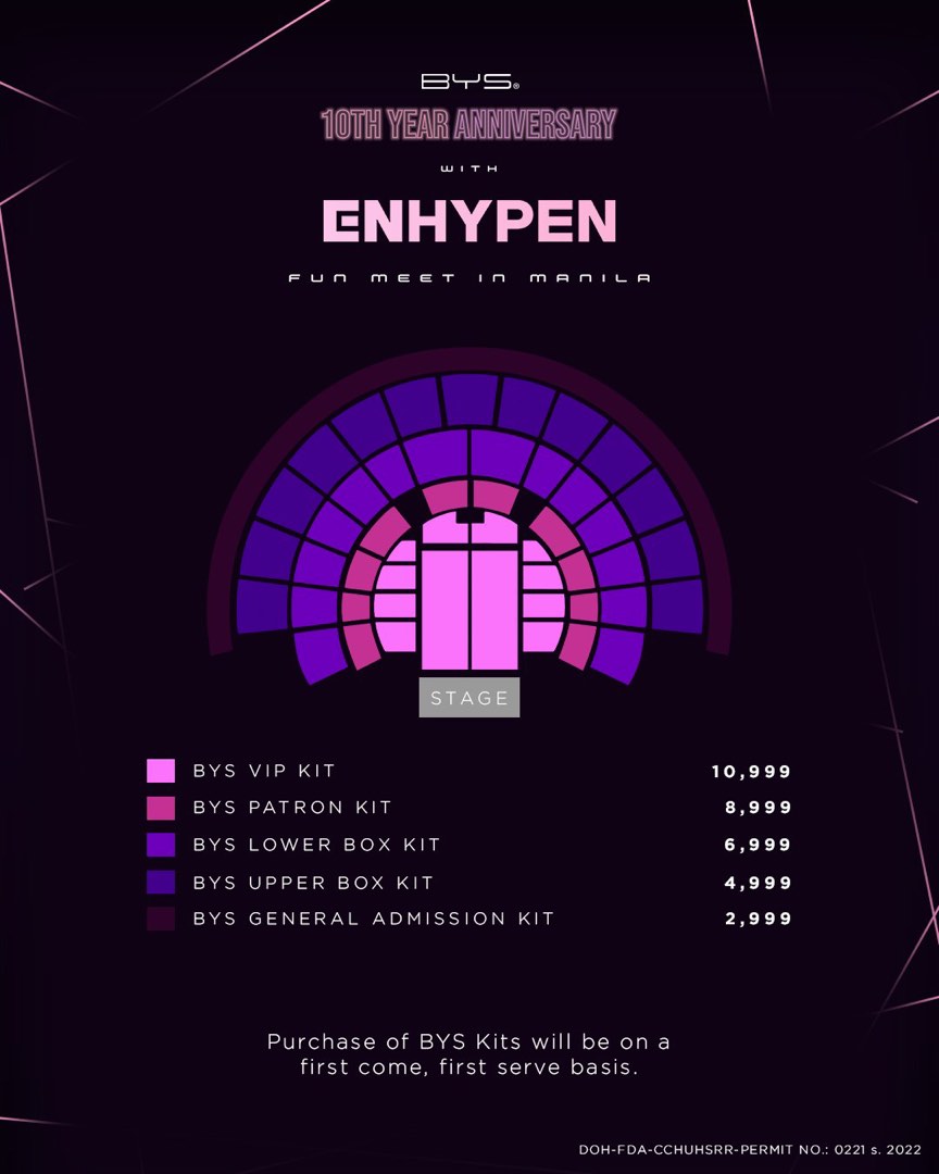 BYS ENHYPEN VIP KIT PASABUY, Tickets & Vouchers, Event Tickets on Carousell