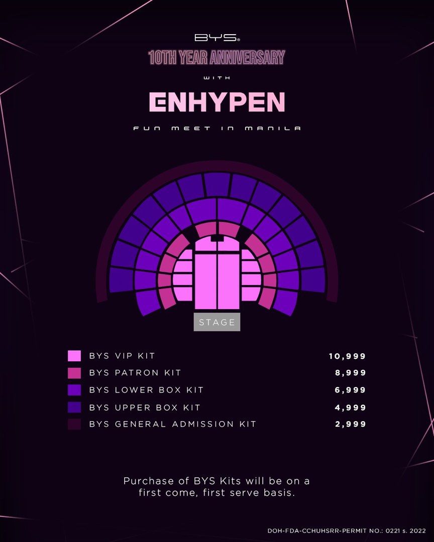 BYS ENHYPEN VIP KIT PASABUY, Tickets & Vouchers, Event Tickets on Carousell
