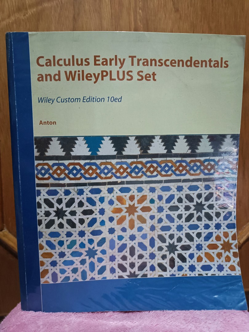 Calculus Early Transcendentals 10th Edition By Anton Wileyplus Hobbies And Toys Books 5065