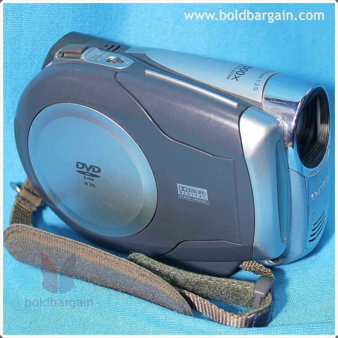 Canon DC210 mini DVD DVD-R DVD-RW Camcorder Video Camera 35x