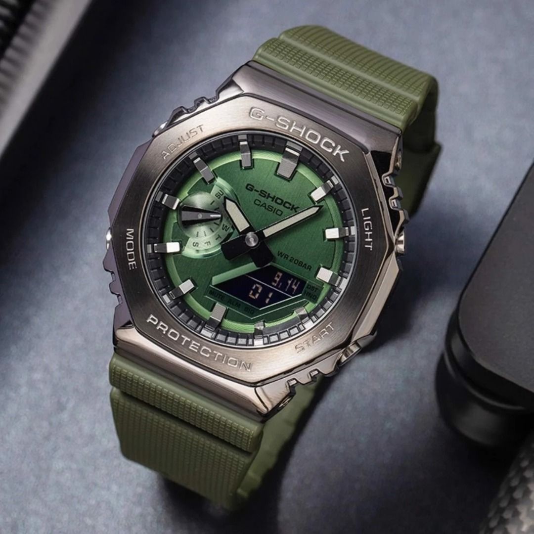 G shock discount grey and green