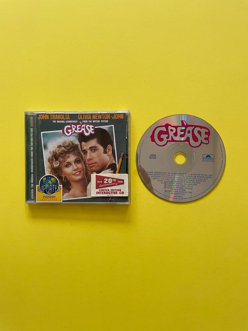 CD Grease Soundtrack, Hobbies & Toys, Music & Media, CDs & DVDs on