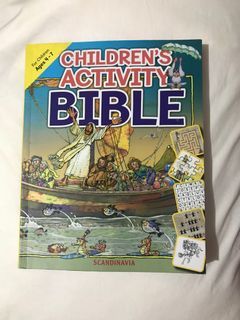 Children’s Activity Book About the Bible
