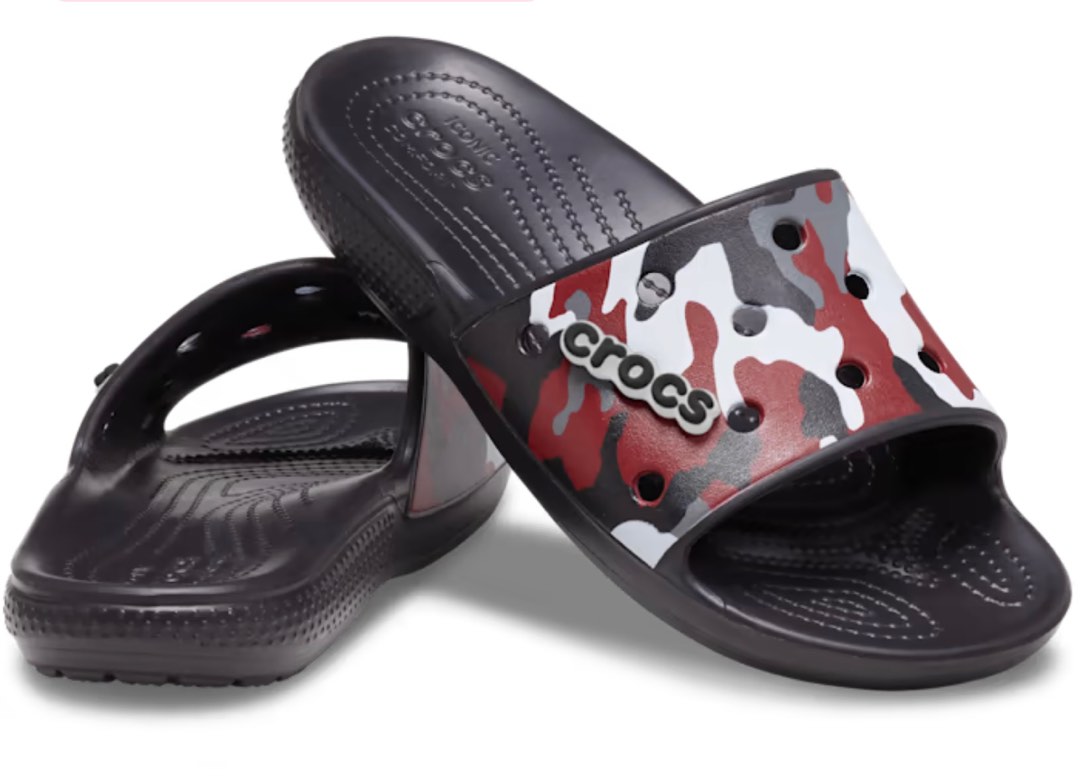 Mens crocs clearance camo flip flops