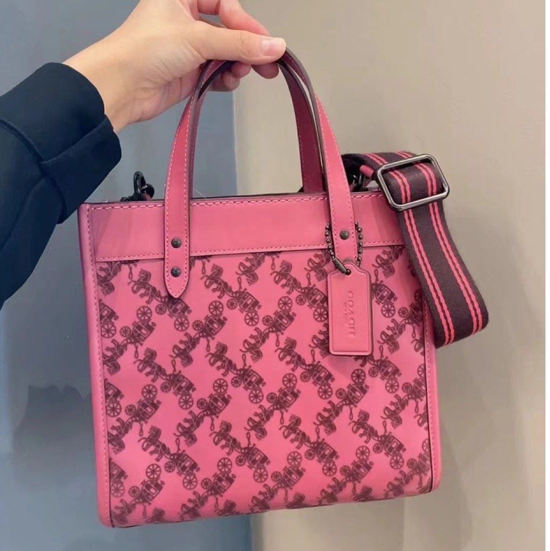 Coach horse and carriage tote bag store