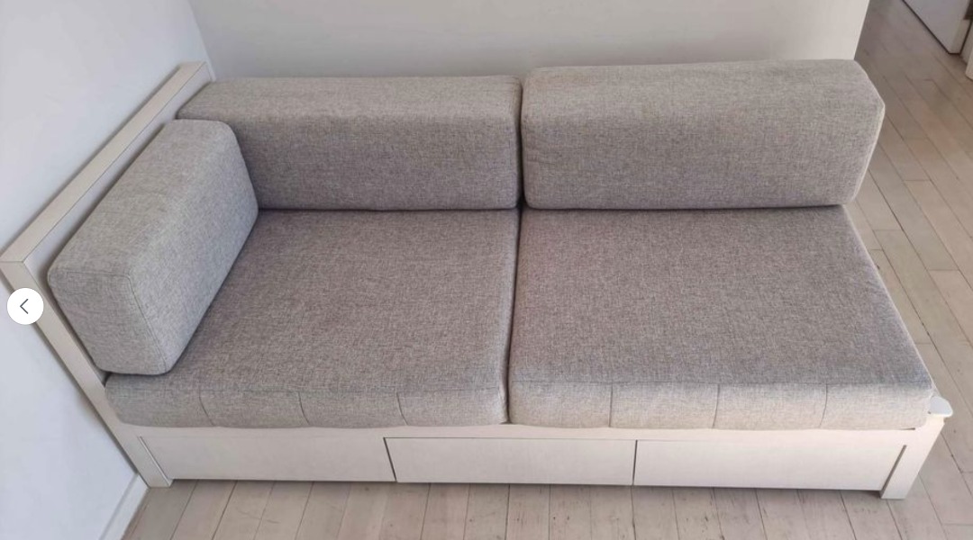 CUSHION Sofa (with Foot Stool & Coffee Table), Furniture & Home Living, Furniture, Sofas on