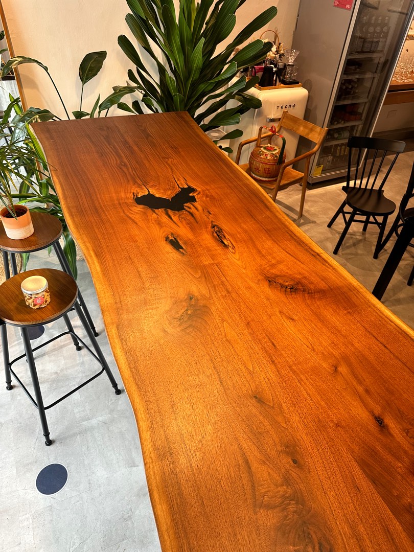 3.1m Walnut Table Top, Furniture & Home Living, Furniture, Other Home