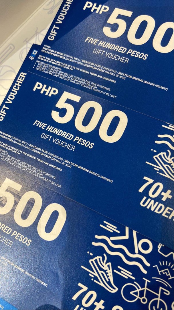 Decathlon GC Worth PHP4,000, Tickets & Vouchers, Store Credits on Carousell