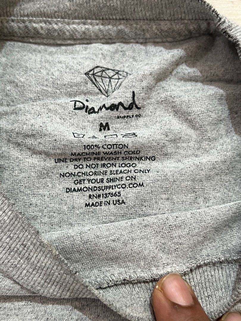 Grey diamond store supply shirt