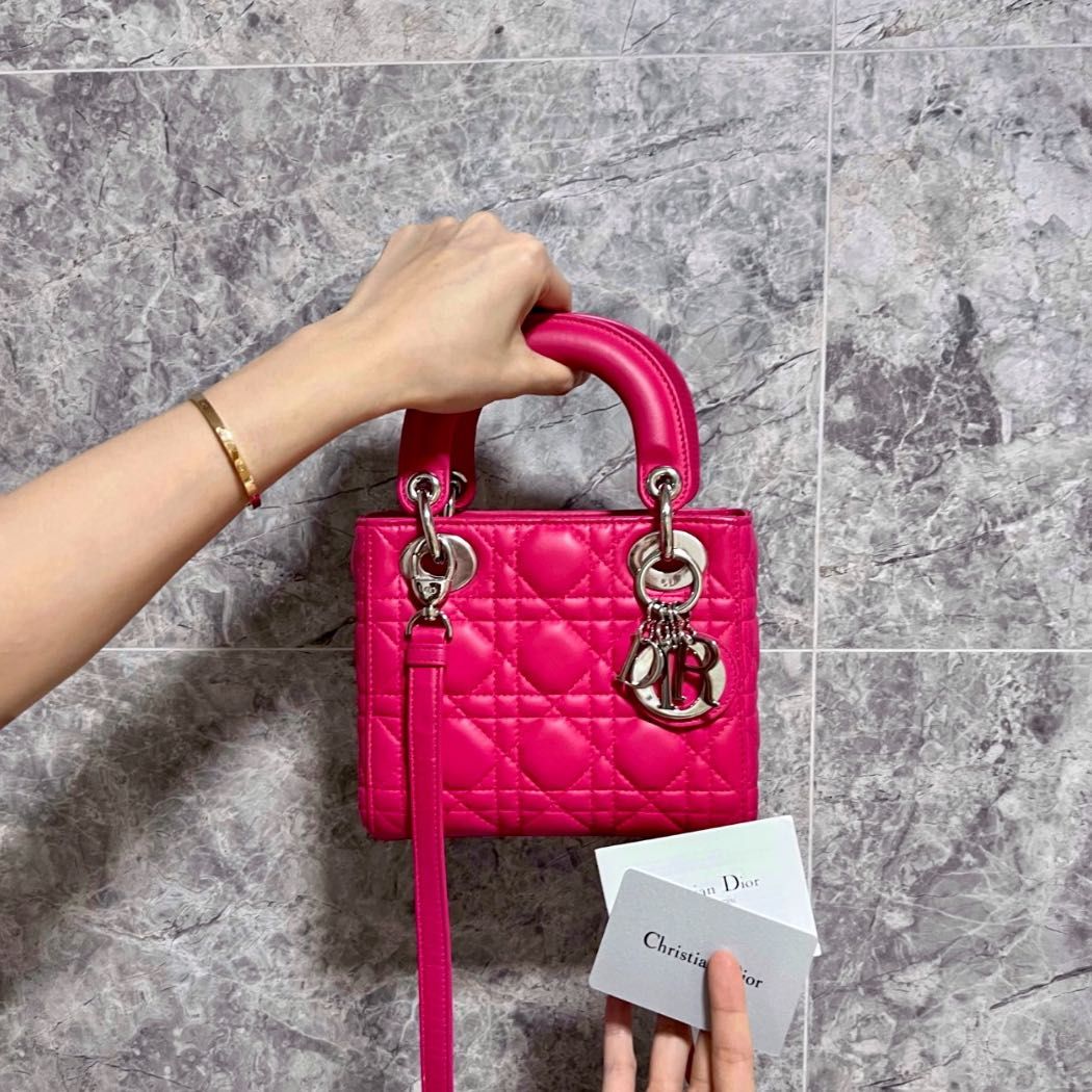 Dior lady store mini pink