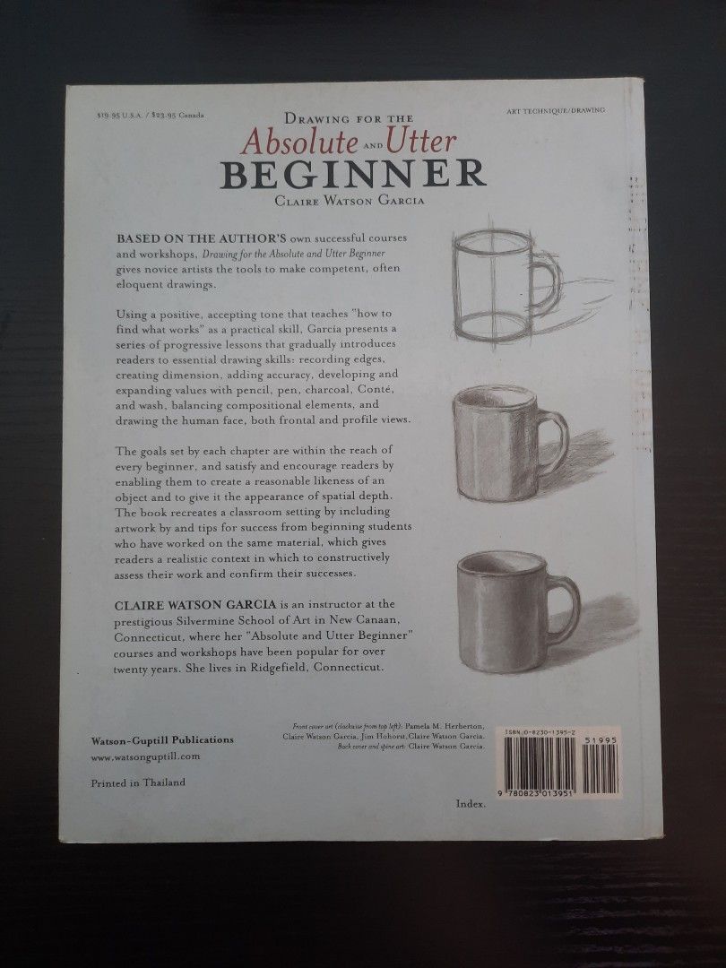 Drawing for the absolute and utter beginner claire watson garcia