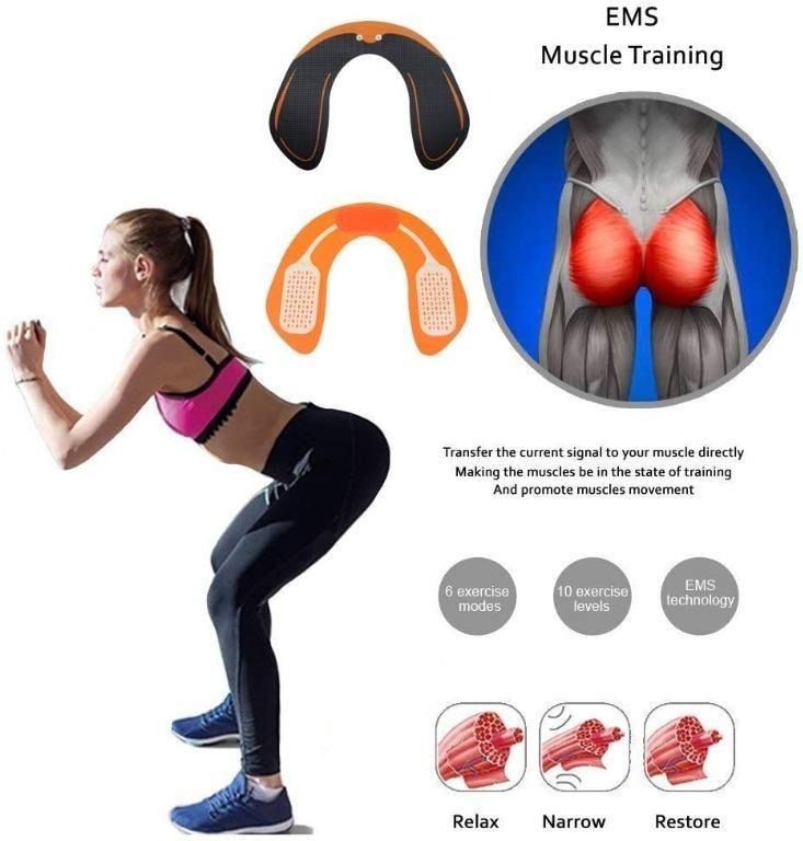 Ems Hips Trainer Electric Buttock Trainer Muscle Stimulator Buttocks Lift Enhancer Pad Lifting 5236