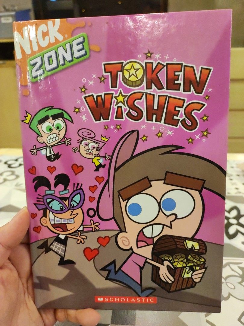 Fairly Odd Parents Nickelodeon (Category: Children's Books) located in Taguig. Submitted by sothyalbookshop (Listing ID 1195737768, Image 1). Description: Token Wishes (Nickelodeon's The Fairly Odd Parents!) Hardcover – January 1, 2003 Hardcover ‏ : ‎ 61 pages This is a Pre-Owned book. All our books are in Good or better condition. Synopsis: What Happens when the power to make wishes falls into the wrong hands? Timmy wishes for a box of wishing t