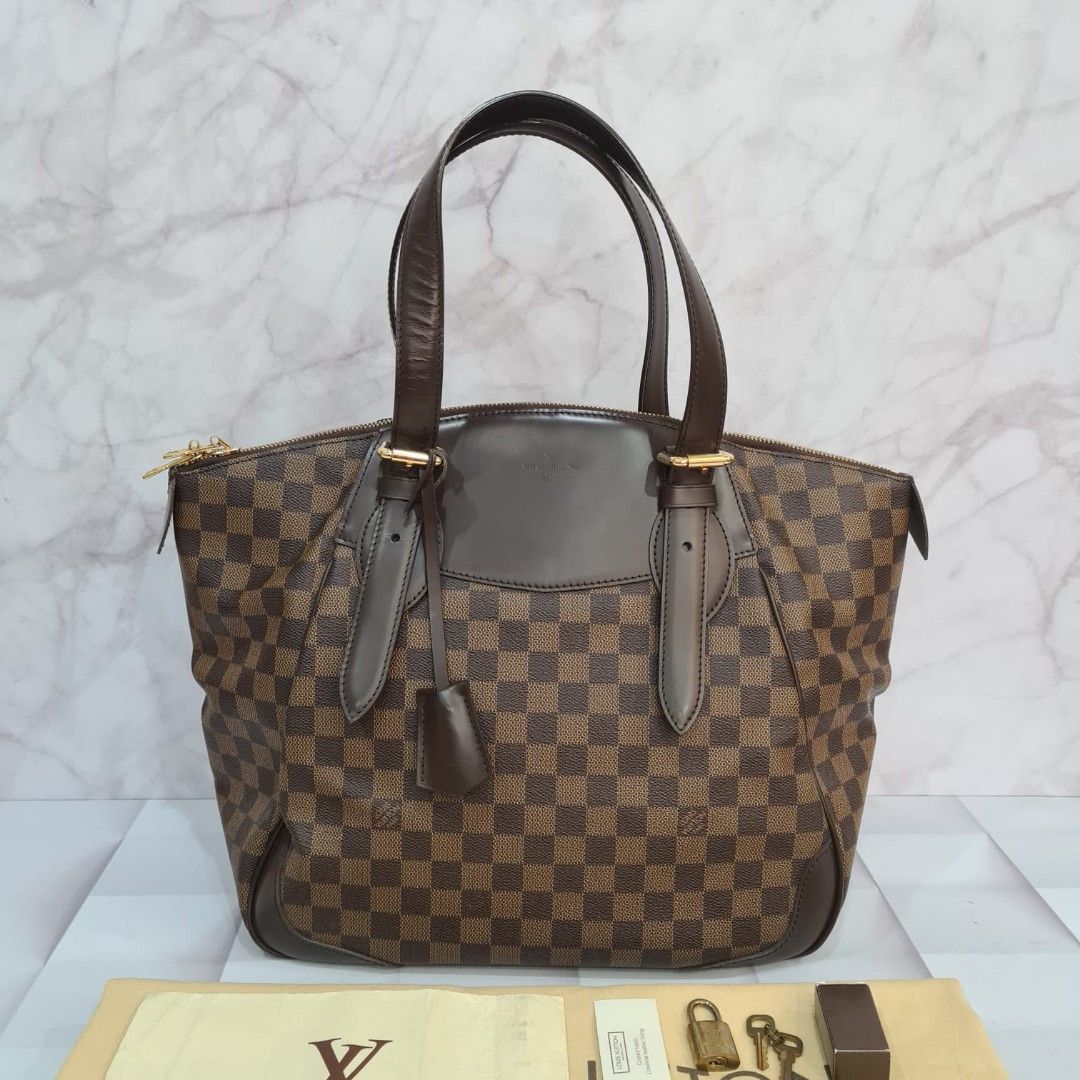 Louis Vuitton Damier Ebene Duomo with Lock, Key, Clochette, Dust bag