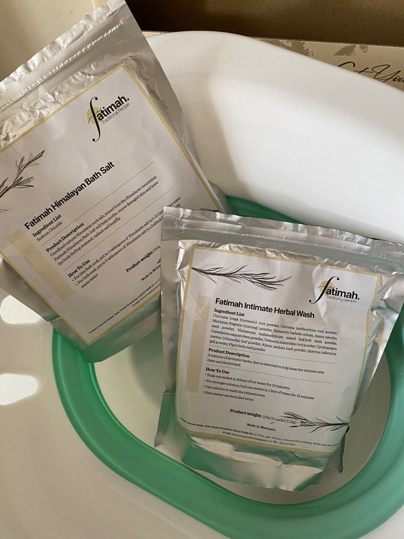 Set Tangas Fatimah Sitz Bath Kit, Beauty & Personal Care, Bath & Body