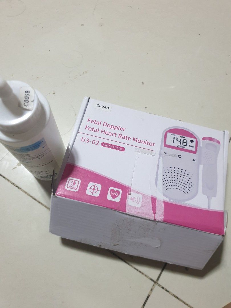 Fetal Doppler Baby Heart Device Portable Medical LCD Screen, Babies ...