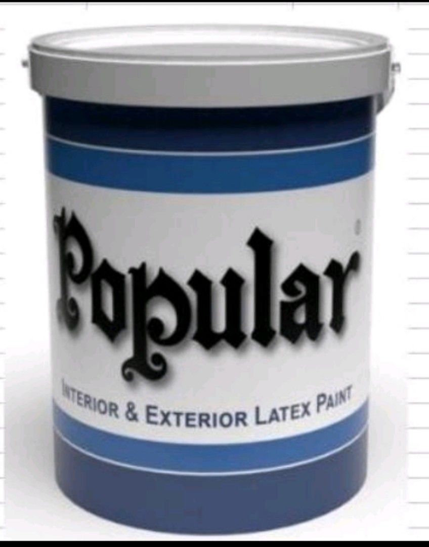 Flat latex paint, Commercial & Industrial, Construction & Building