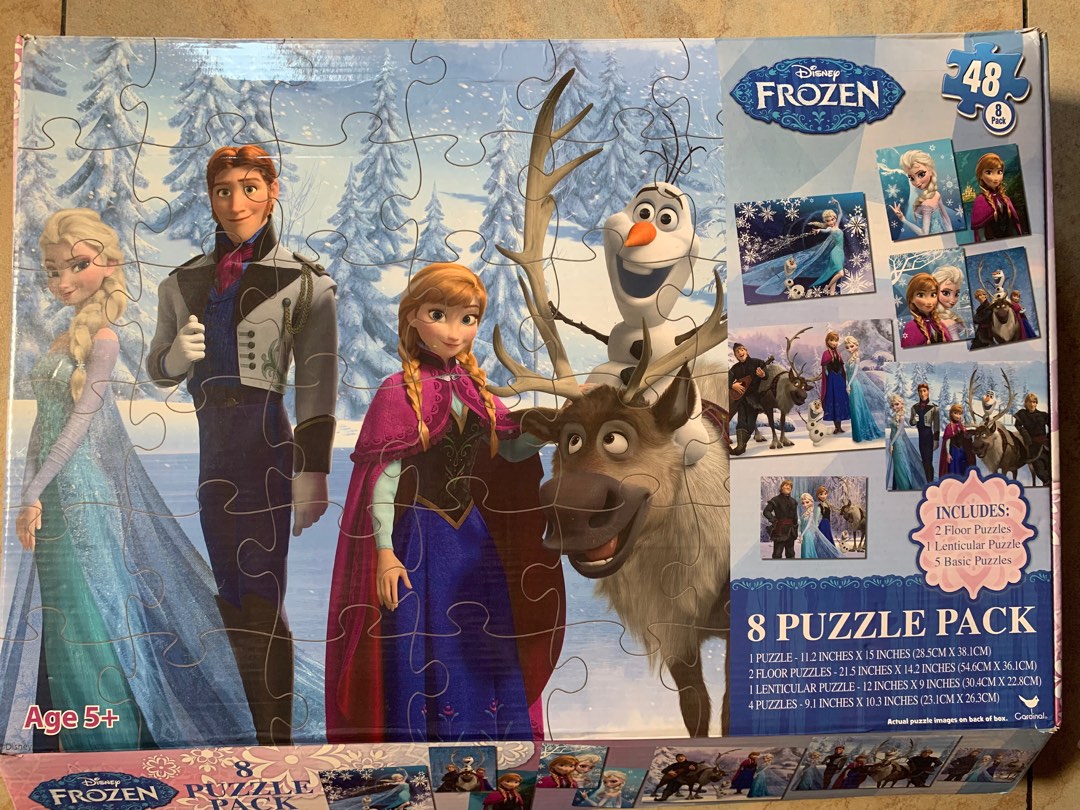 Frozen Puzzle, Hobbies & Toys, Toys & Games on Carousell