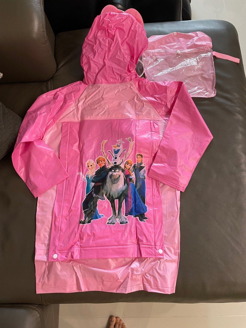 Frozen raincoat and clearance boots