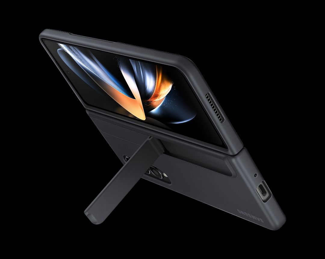 Galaxy Z Fold4 Standing Cover with S Pen Black, Mobile Phones & Gadgets ...