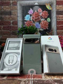 GOOGLE PIXEL 7 PRO 128GB FORMER TOP 1 CAMERA PHONE COMPLETE GOOD AS NEW