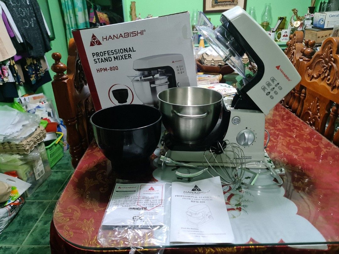 Hanabishi Professional Stand Mixer HPM800 (Limited Edition), TV & Home