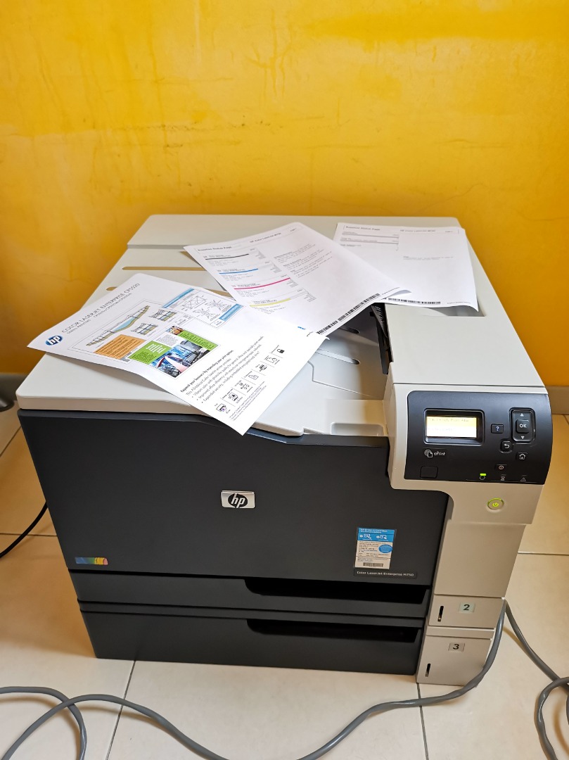 HP Color LaserJet Enterprise M750 A3 Color Printer, Computers & Tech