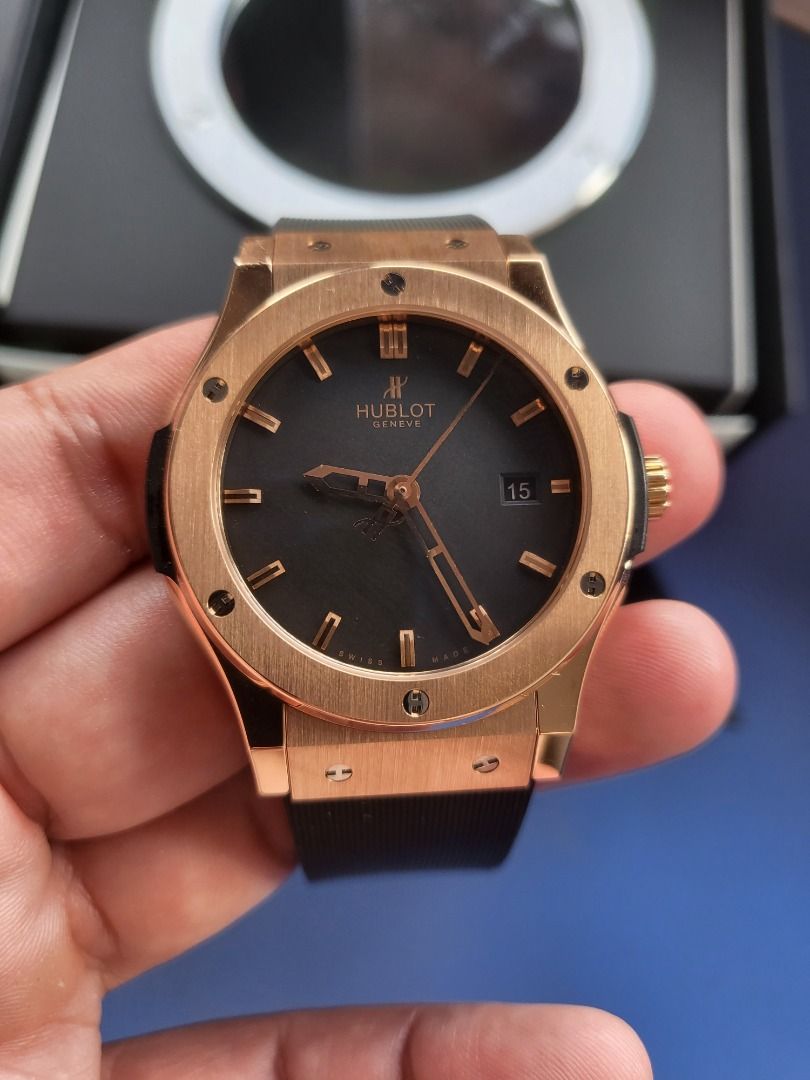 Hublot classic fusion rose gold clearance
