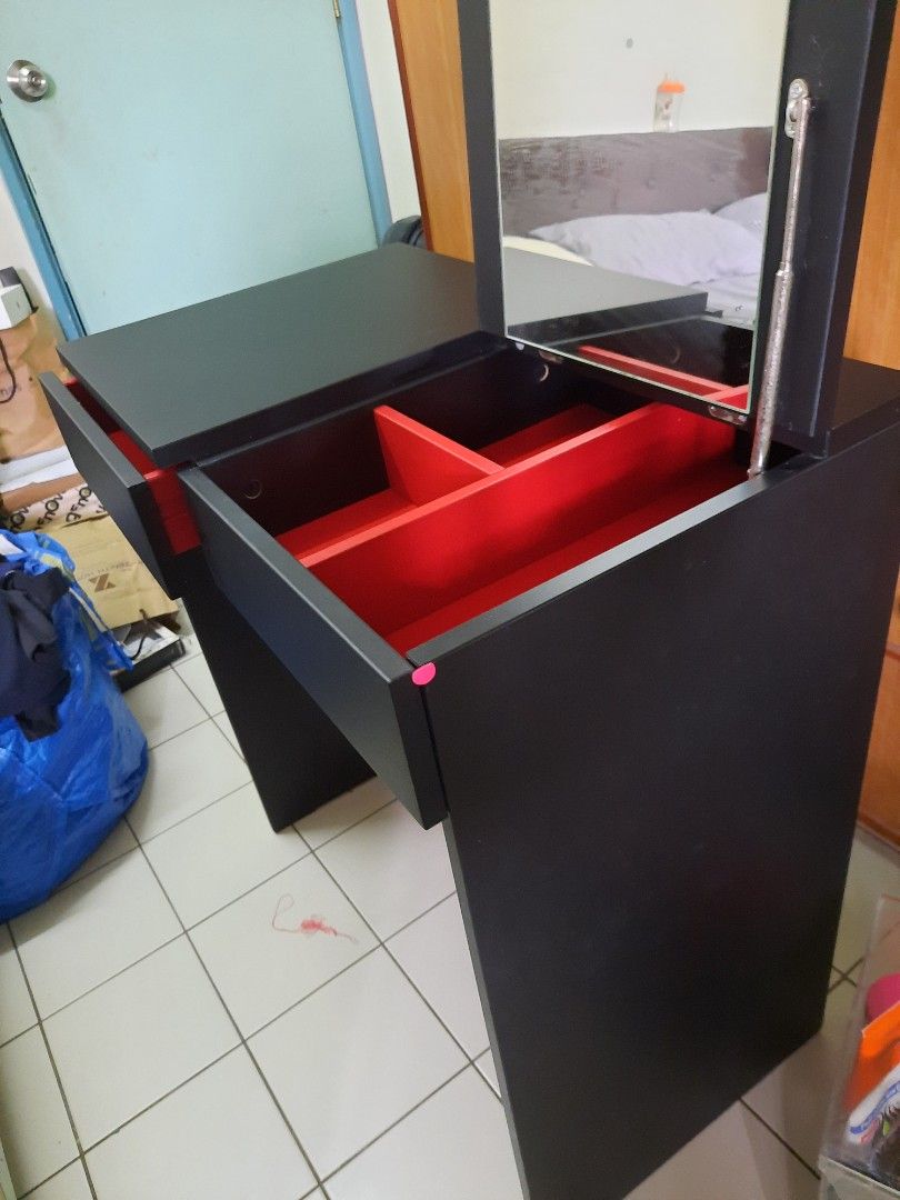IKEA Brimnes Dressing Table Black, Furniture & Home Living, Furniture