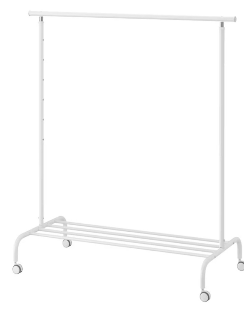 IKEA Clothes Rack with 6 Shelving Compartments, Furniture & Home Living