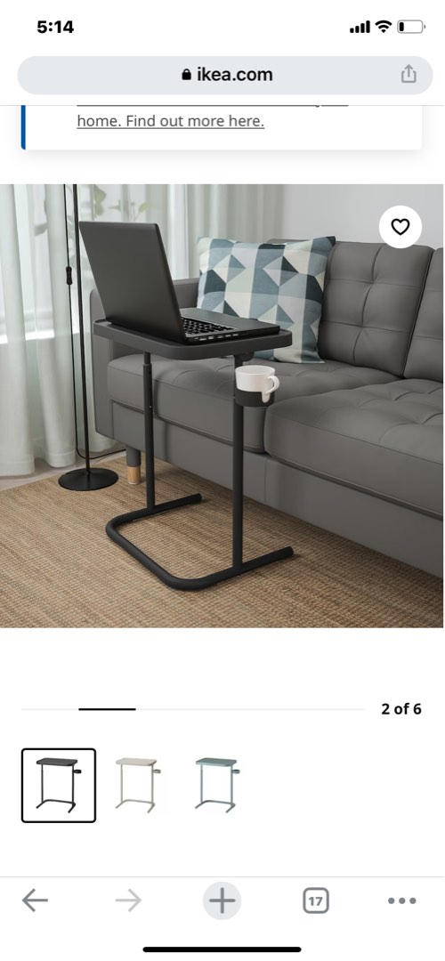 IKEA Laptop foldable table, Furniture & Home Living, Furniture, Tables