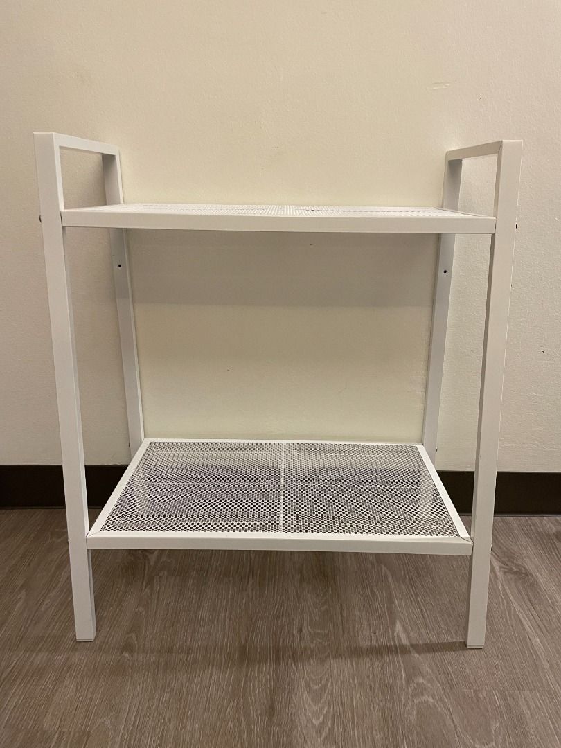 Ikea White Metal Shelf, Furniture & Home Living, Furniture, Shelves ...
