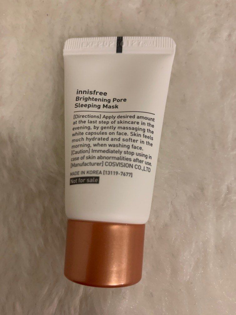 Innisfree Brightening Pore Sleeping Mask, Beauty & Personal Care, Face