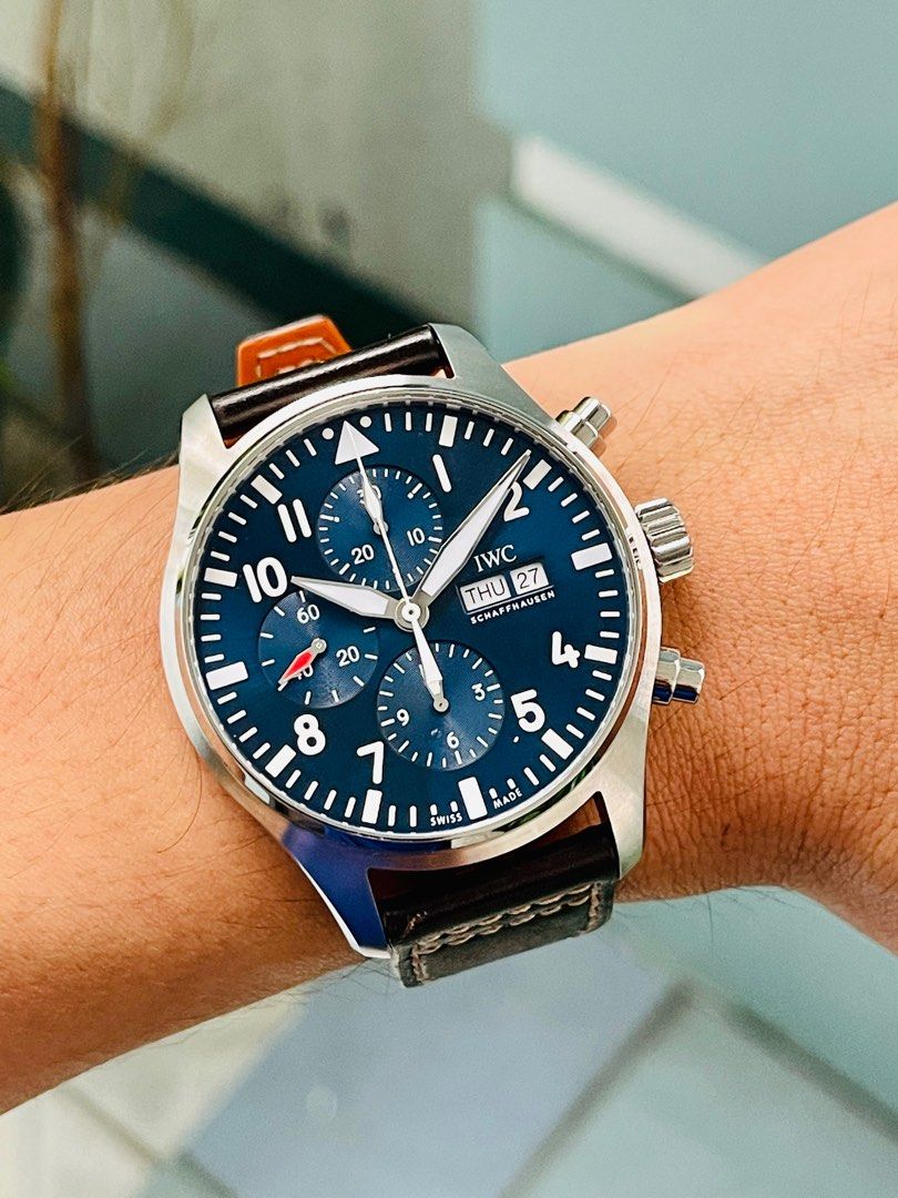 IWC Chronograph Le Petit Prince Edition, Men's Fashion, Watches