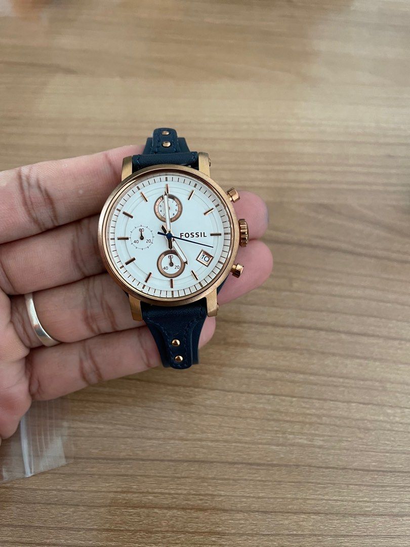 Jam Fossil boyfriend woman watch model ES3838 Women s Fashion