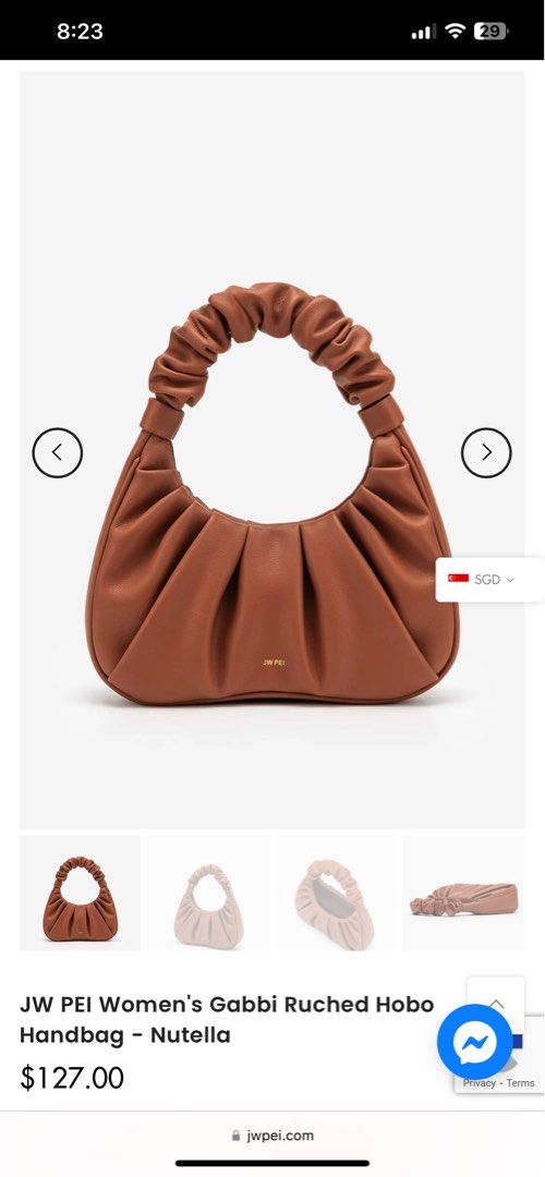 Jw pei gabbi bag(nutella color), Women's Fashion, Bags & Wallets, Purses &  Pouches on Carousell