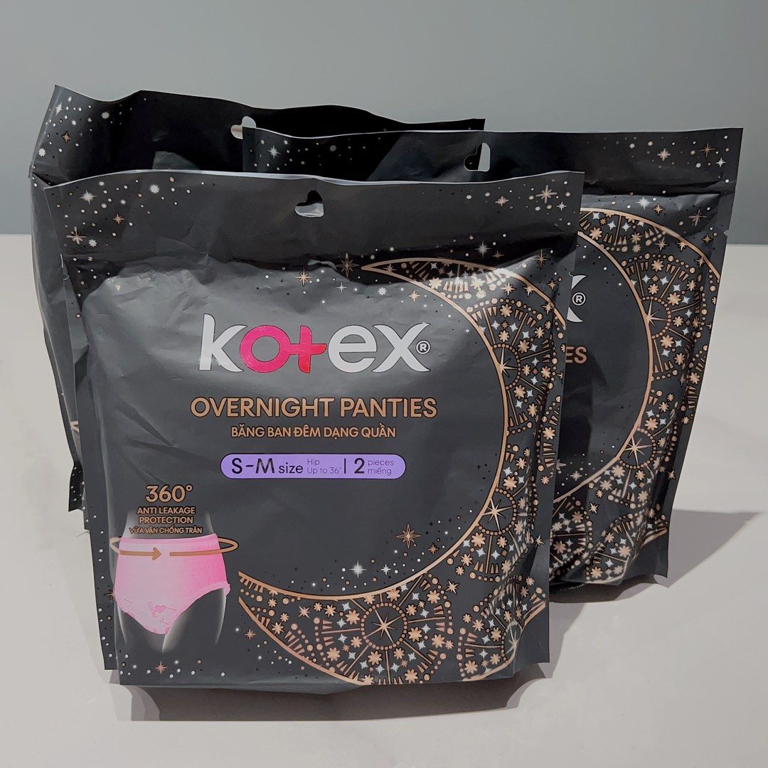 Kotex Overnight Panties, Beauty & Personal Care, Sanitary Hygiene on