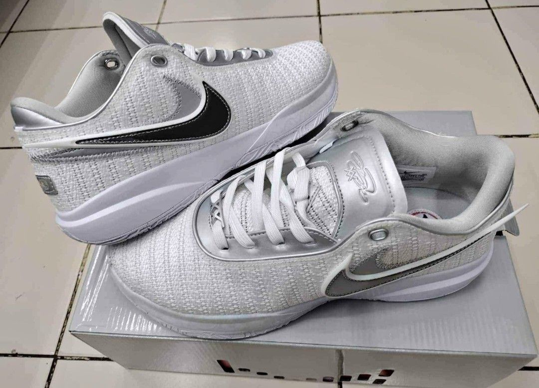 triple white lebron 15