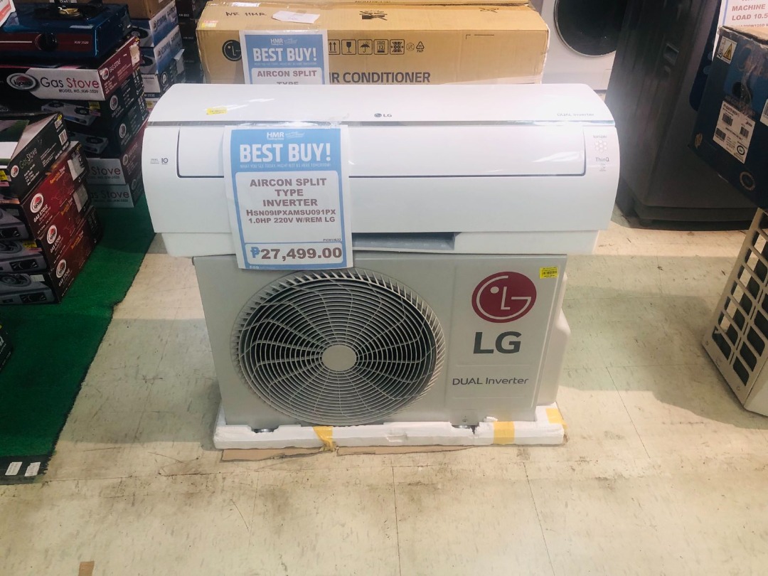LG Aircon Split Type 1.0Hp with Remote, TV & Home Appliances, Air