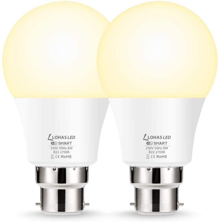 LOHAS B22 Smart Light Bulb A60 WiFi Light Bulb Bayonet Work with