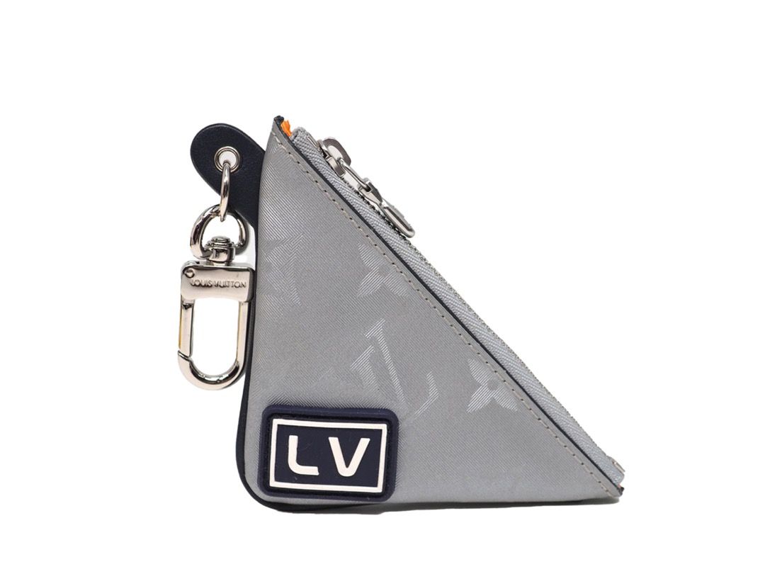 Louis Vuitton Key Holder LV Initials Silver in Polished Silver