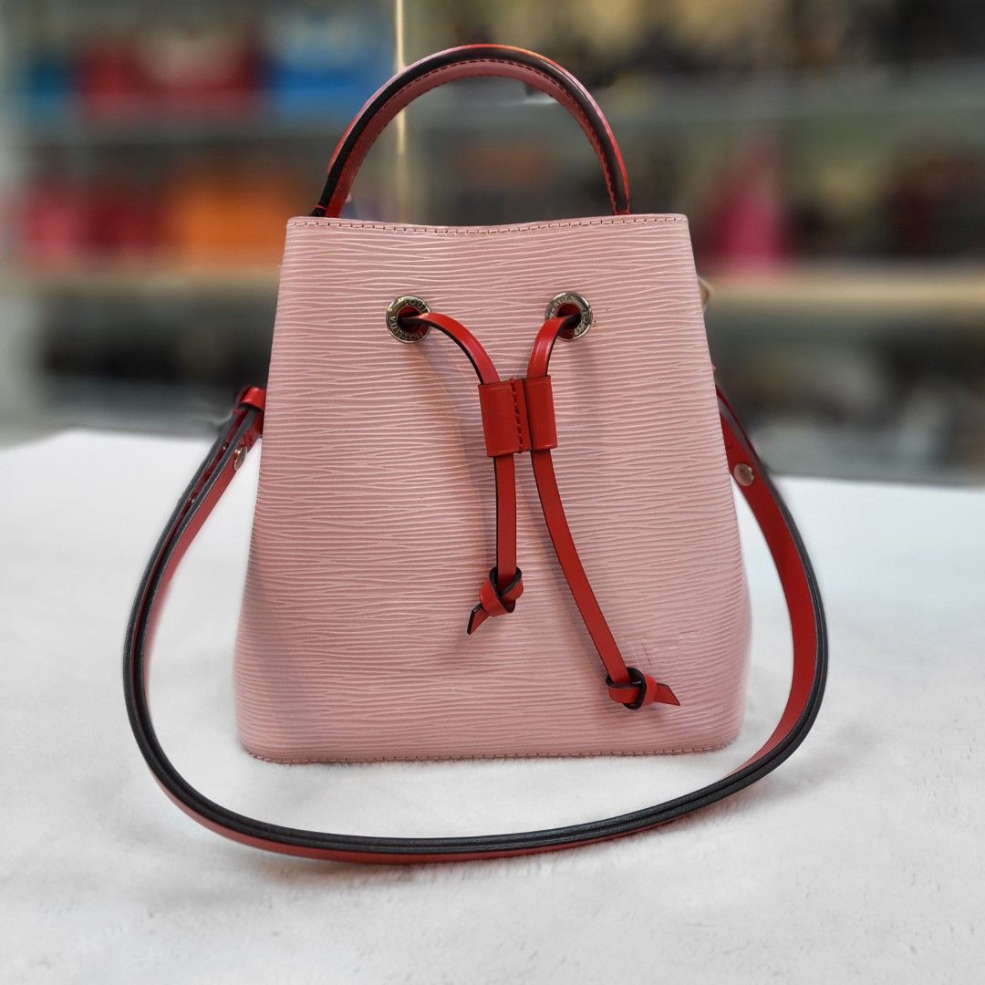 Louis Vuitton Neonoe BB Monogram Empreinte Pink in Grained Cowhide
